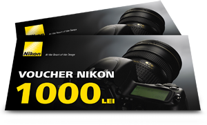 Voucher 1000 lei echipament Nikon