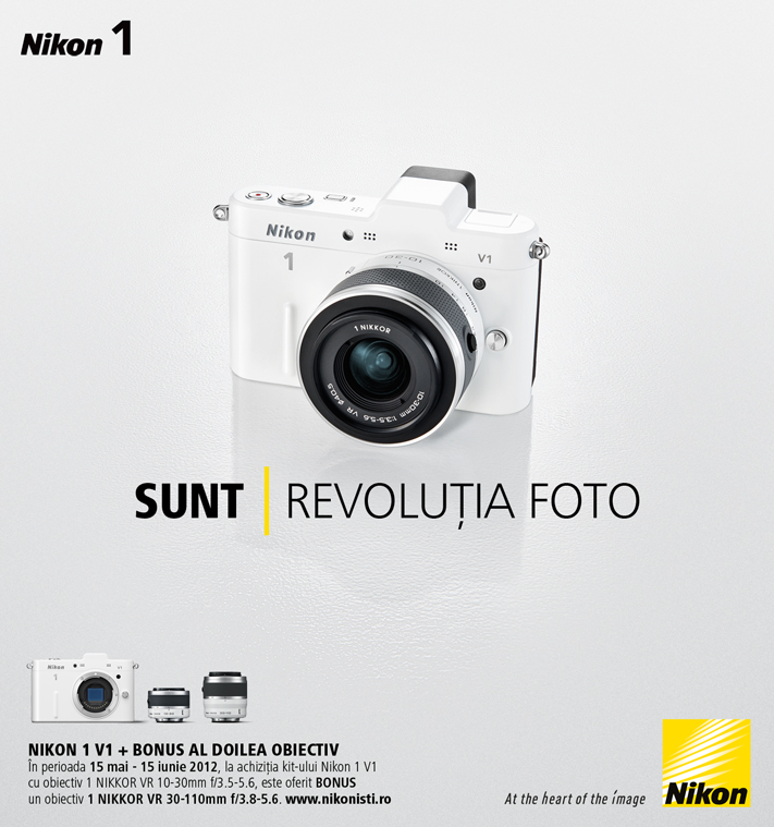 Nikon 1 V1 + BONUS al doilea obiectiv