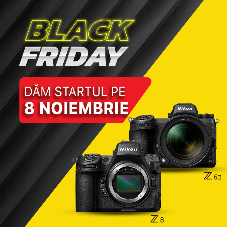 Promotie Black Friday - Start - 8 noiembrie