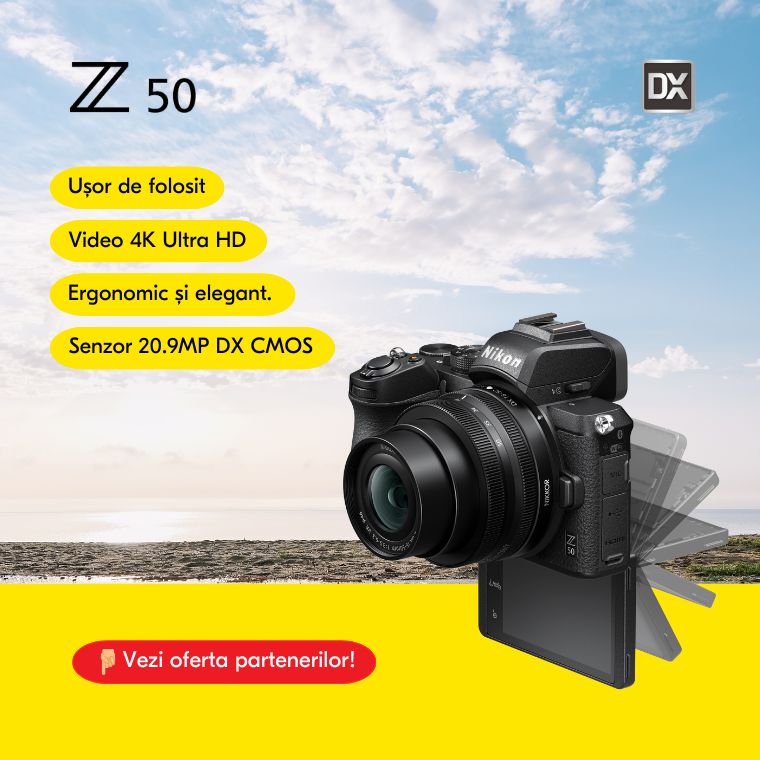 Promotie Nikon Z50 - format DX