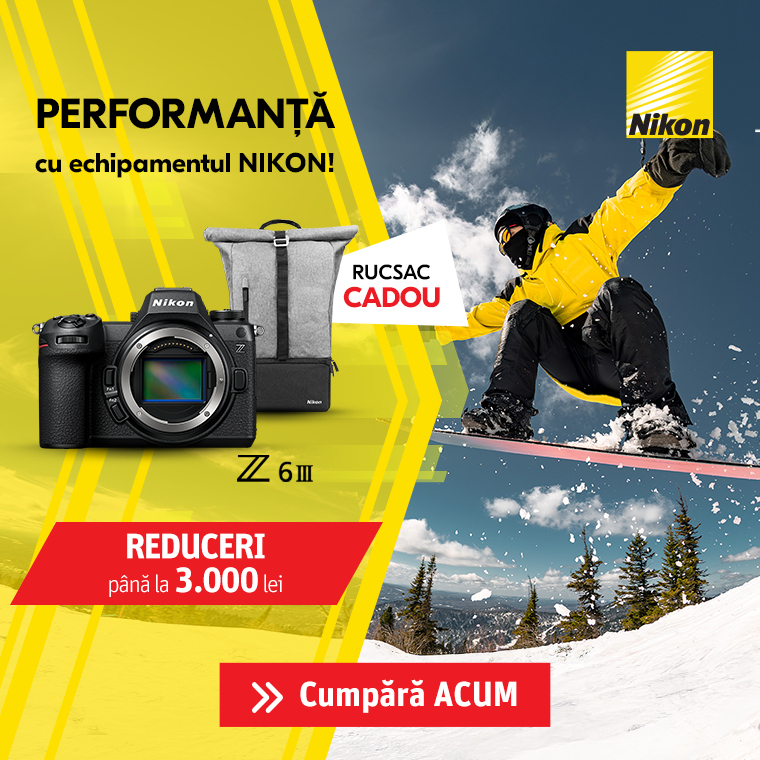 Promotie Performanta cu echipamentul Nikon