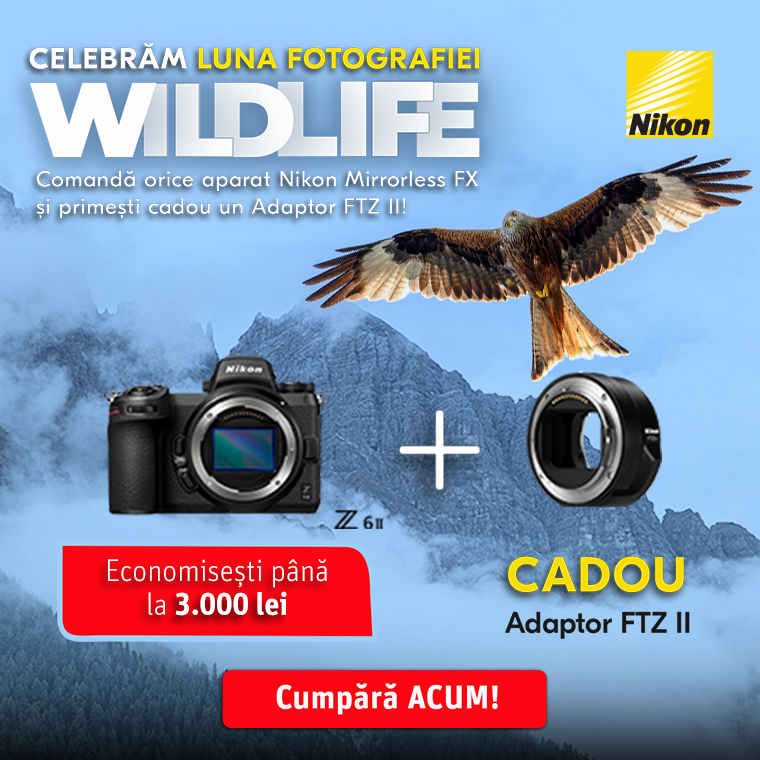 Promotie Sarbatorim Luna Fotografiei Wildlife