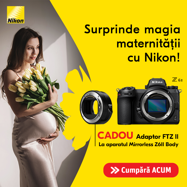 Promotie Surprinde magia maternitatii cu Nikon