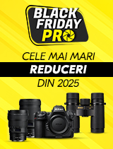 Black Friday PRO e aproape!
Pe 19 septembrie gasesti cele mai tari oferte Nikon din an. Echipamentele profesionale Nikon care iti duc creativitatea mai departe, la preturi surprinzatoare.