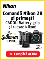 Comanda Nikon Z8 si primesti CADOU battery grip + rucsac - perfecte pentru aventurile tale fotografice!
