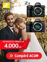 Profita de reducerile de pana la 4000 lei la echipamentul Nikon din perioada 8 mai - 31 iulie 2025!