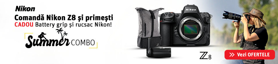 Comanda Z8 si primesti CADOU battery grip + rucsac Nikon!